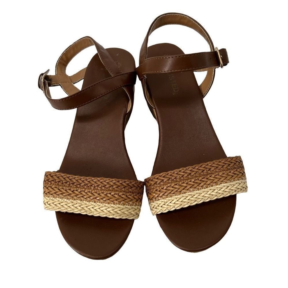 Unlisted Brown‎ Town Wedge Sandals